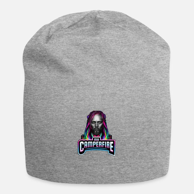 Visage de M. Camperfire - Bonnet en jersey - gris chiné