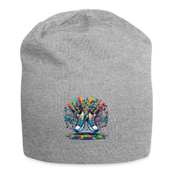 Rhythm Steps : des baskets de danse ludiques - Bonnet en jersey - gris chiné - Devant