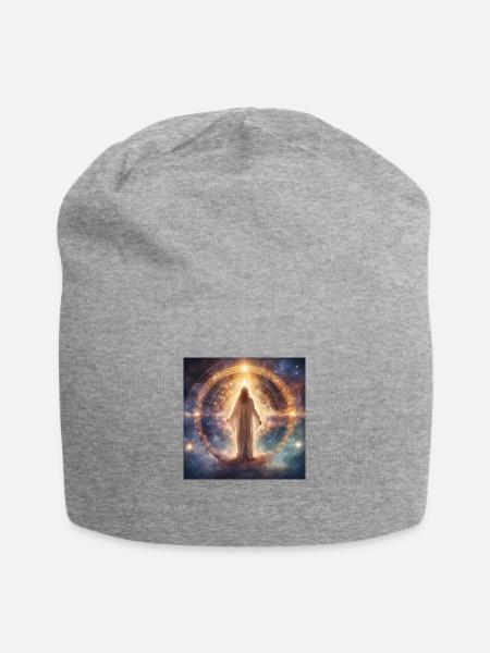 Spiritualität - Jersey-Beanie - Grau meliert