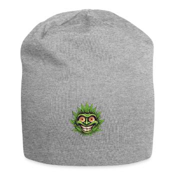 Chanvre Cannabis Fou - Bonnet en jersey - gris chiné - Devant