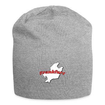 Frankfurt - Jersey-Beanie - Grau meliert - Vorne