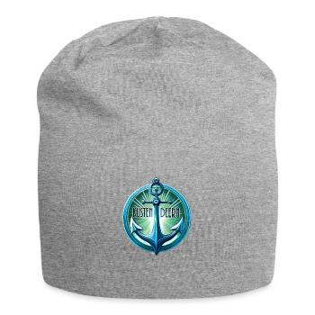 Küstendeern Ankeremblem Blau - Jersey-Beanie - Grau meliert - Vorne