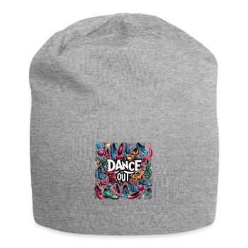 Rhythmus in Bewegung - Jersey-Beanie - Grau meliert - Vorne
