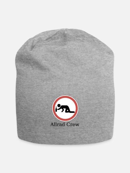 Allrad Crew - Jersey-Beanie - Grau meliert