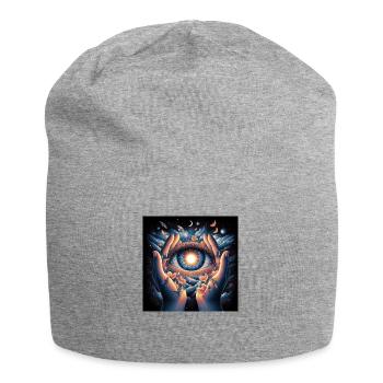 Espoir - Bonnet en jersey - gris chiné - Devant