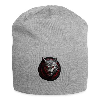 Teufels Wolf - Jersey-Beanie - Grau meliert - Vorne