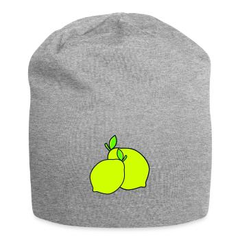 lemons - Jersey Beanie - heather grey - Front