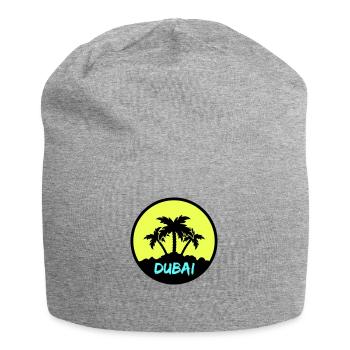 Dubai - Jersey Beanie - heather grey - Front