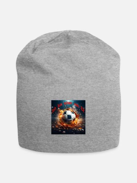 Einer von Elf - Jersey-Beanie - Grau meliert