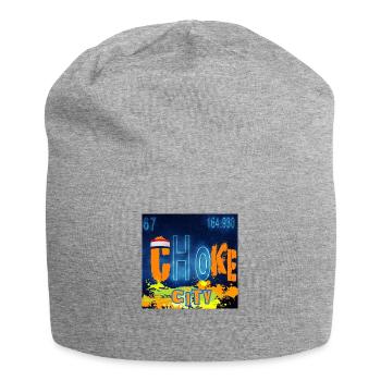 CHOKE chemistry - Jersey Beanie - heather grey - Front