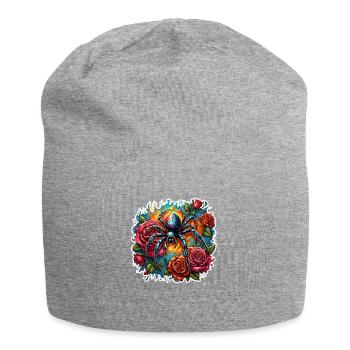 Spider / Web / Pet / Reptile / Eight-legged - Jersey Beanie - heather grey - Front