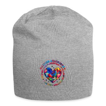 Autisme Super-héros Soignant Puzzle Enfants Anormaux - Bonnet en jersey - gris chiné - Devant