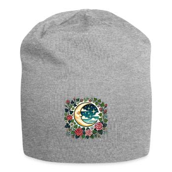 Moon Child - Jersey Beanie - heather grey - Front