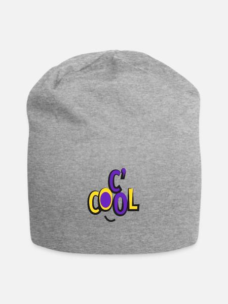 C' COOL - Jersey-Beanie - Grau meliert