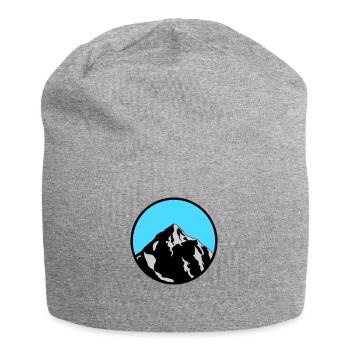 montagne - Bonnet en jersey - gris chiné - Devant