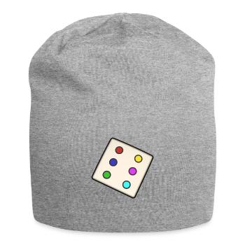 Cube - Jersey-Beanie - Grau meliert - Vorne