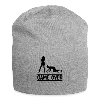 ehepaar game over - Jersey-Beanie - Grau meliert - Vorne