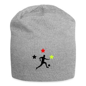 fußballer germany - Jersey-Beanie - Grau meliert - Vorne