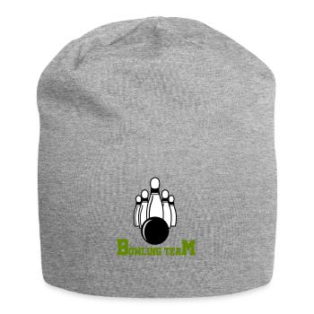 Équipe de bowling - Bonnet en jersey - gris chiné - Devant