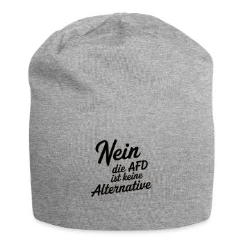 NEIN DIE AFD IST KEINE ALTERNATIVE - Jersey-Beanie - Grau meliert - Vorne