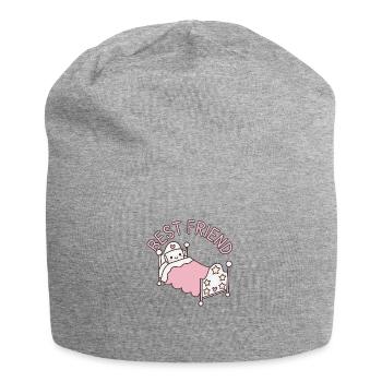 Meilleur ami - Bonnet en jersey - gris chiné - Devant