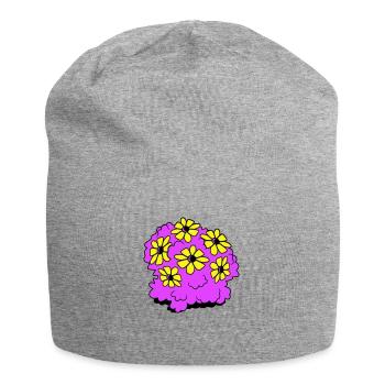 Pretty 6 Flowers Shrub Shrub Flowers Plant - Jersey Beanie - heather grey - Front