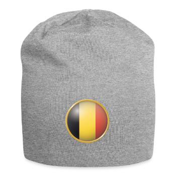 Belgien Emblem - Jersey-Beanie - Grau meliert - Vorne
