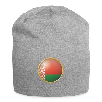 Belarus Emblem - Jersey-Beanie - Grau meliert - Vorne