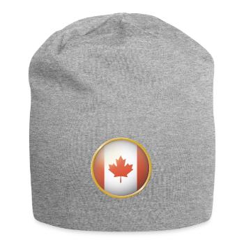 Kanada Emblem - Jersey-Beanie - Grau meliert - Vorne