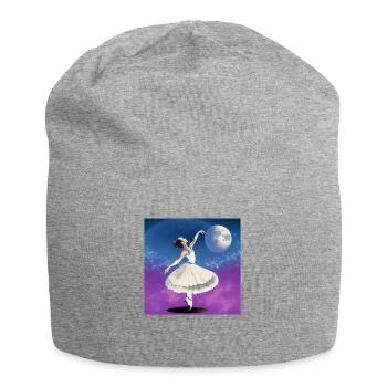 Zehenspitze - Jersey-Beanie - Grau meliert - Vorne
