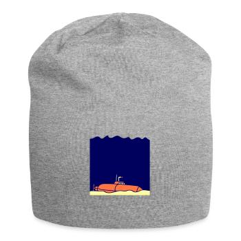 Sous-marin coulé échoué - Bonnet en jersey - gris chiné - Devant