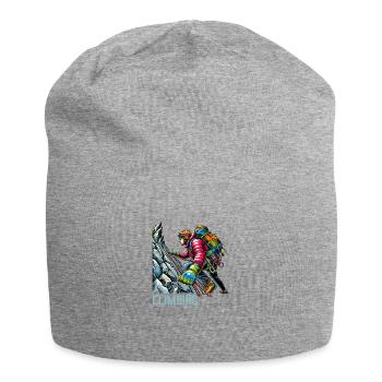 Mountaineering Climbing - Jersey Beanie - heather grey - Front