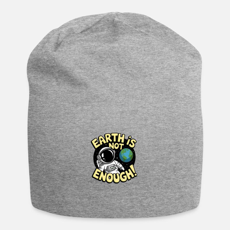 Earth Is Not Enough - Jersey Beanie - heather grey