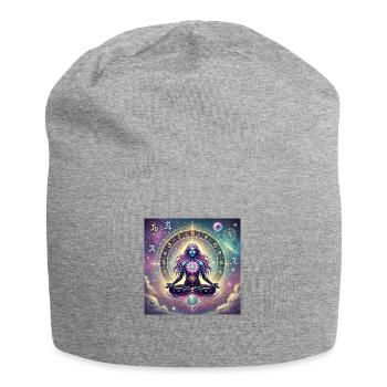 Éveillez votre énergie spirituelle - Bonnet en jersey - gris chiné - Devant