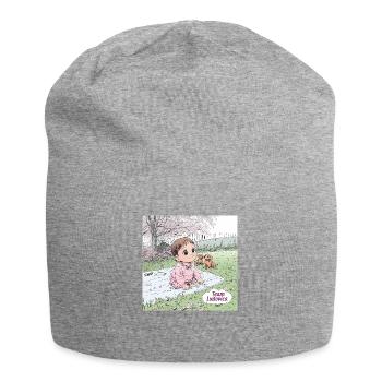 Source - Bonnet en jersey - gris chiné - Devant