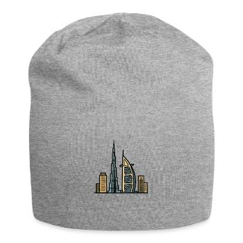 Horizon de Dubaï - Bonnet en jersey - gris chiné - Devant