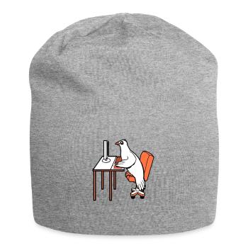 Pigeon Works Bureau Ordinateur Clavier Souris Gamer - Bonnet en jersey - gris chiné - Devant