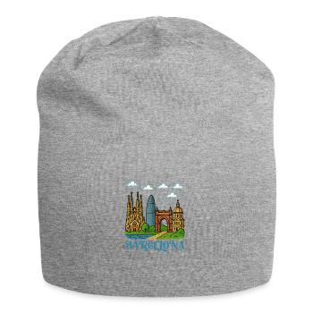 Barcelona City - Jersey Beanie - heather grey - Front
