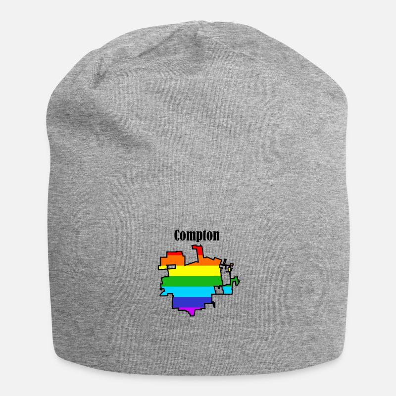 Arc-en-ciel de Compton - Bonnet en jersey - gris chiné