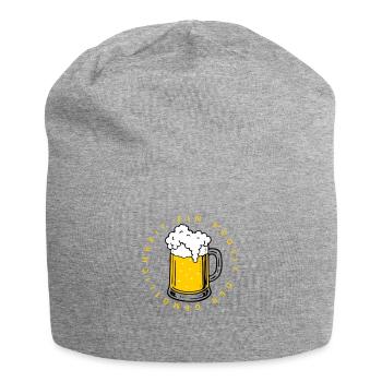 Ein Prosit der Gemütlichkeit - Jersey-Beanie - Grau meliert - Vorne