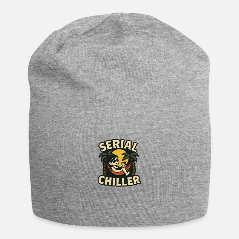 Serial Chiller Damen - Jersey-Beanie - Grau meliert