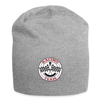 racing team - Bonnet en jersey - gris chiné - Devant