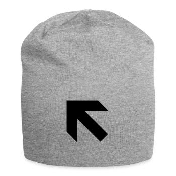 Flèche - Bonnet en jersey - gris chiné - Devant