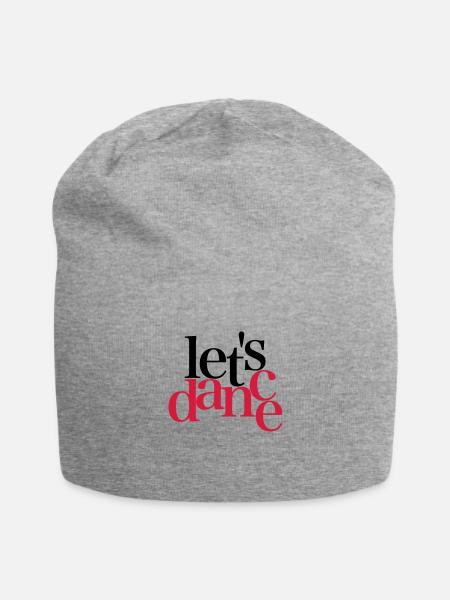 let s dance - Dance Fashion - Jersey-Beanie - Grau meliert