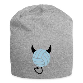 Volleyball Devil - Bonnet en jersey - gris chiné - Devant