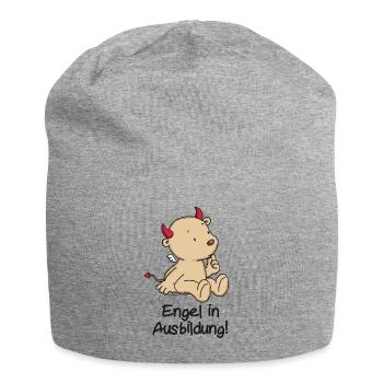 Engel_Teufel Ausbildung_schwarz - Jersey-Beanie - Grau meliert - Vorne