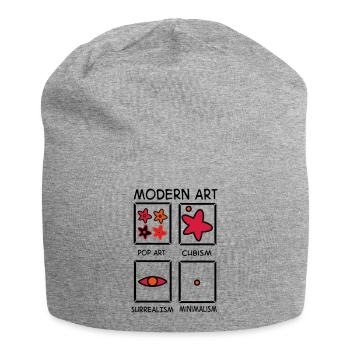 2541614 122757476 Kunst - Jersey-Beanie - Grau meliert - Vorne