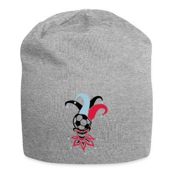 football joker ball sport - Jersey Beanie - heather grey - Front