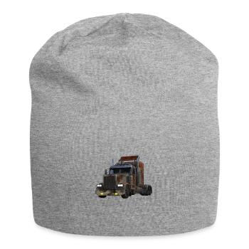 Camion poids lourd américain - Bonnet en jersey - gris chiné - Devant