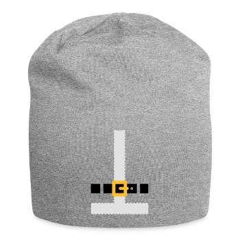 Costume Père Noël - Bonnet en jersey - gris chiné - Devant